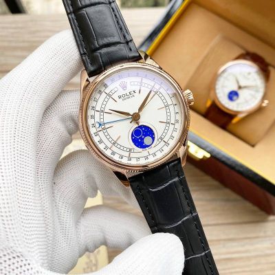 ROLEX Geneve Cellini Replica with Sapphire Crystal New Moon-Phase Model Watch